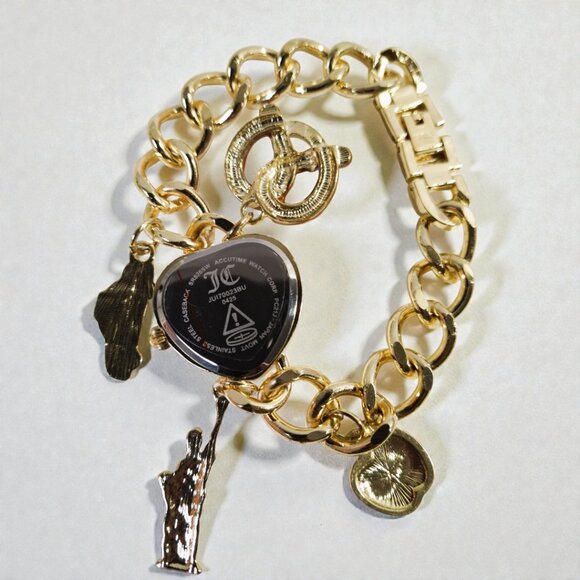 Juicy Couture Gold – tone NYC-Themed Charm Watch NIB - Picture 10 of 10